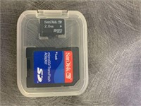 SanDisk microSD/transFlash 2.0GB with adapter