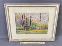 W. Reginald Watkins Signed Landscape Watercolor