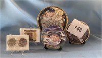 (5) Assorted Babe Ruth Plates and Coins