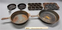 Cast Iron Lot w/ Wagner Ware