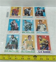 12 older hockey cards