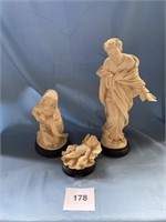 (3) Figurines By Bianchi Italy