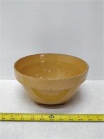very old stoneware mixing bowl