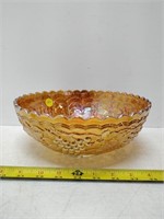 large carnival glass bowl