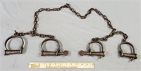 Pair of Antique Shackles