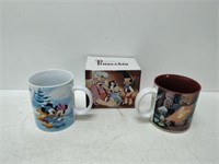 2 collectable disney mugs