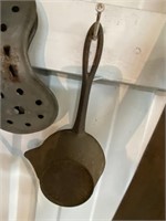 Antique Cast Iron Measuring / Melting Pot