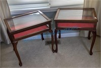 Pair of Queen Anne  Display tables