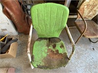 Green Metal Lawn Chair