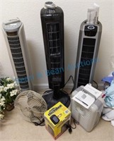 Heaters and fans
