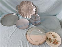 Plate chargers party ware