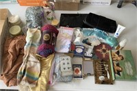 Scarves, purses, cards, and more