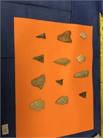 Indian Arrowhead Artifacts (12)