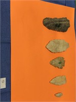 Indian Arrowhead Artifacts (5)