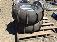 (2) PADDLE TIRES, 12 X 7.5