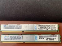 IBM/Samsung 4GB 2rx4 PC3-10600r p/n 43x5052