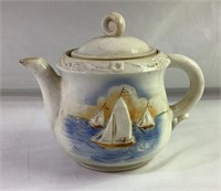 Vintage sailboat teapot