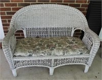 Wicker Loveseat