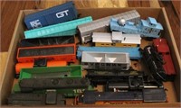 Tray Lot of Assorted Train Cars
