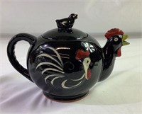 Vintage Japan hand-painted rooster teapot