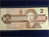 1986 Canada $2 Bill