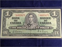 1937 Canada $1 Bill