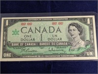 1967 Canada Centennial $1 Bill