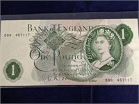 Bank of England 1 Pound Note