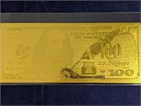 $100 Gold Foil Note