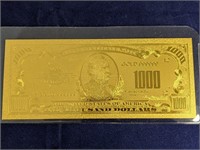 $1000 Gold Foil Note