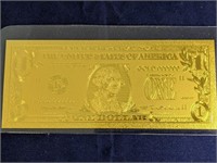 $1 Gold Foil Note