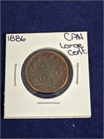 1886 Canada Large One Cent Coin