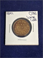 1897 Canada Large One Cent Coin