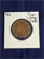 1901 Canada Large One Cent Coin