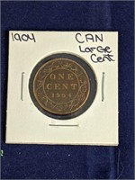 1904 Canada Large One Cent Coin