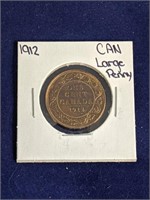 1912 Canada Large One Cent Coin