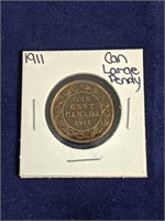 1911 Canada Large One Cent Coin