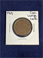 1915 Canada Large One Cent Coin