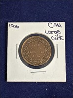 1916 Canada Large One Cent Coin
