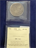 1898 USA Morgan Silver Dollar
