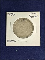 1938 India 1 Rupee