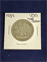 1939 USA Half Dollar