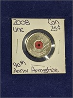 2008 Canada UNC 90th Anniversary Armistice 25