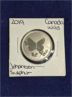 2019 Canada Wild 50 Cent Johansen Sulphur Coin