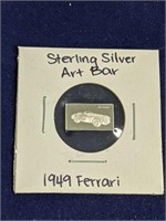 1949 Ferrari Sterling Silver Art Bar
