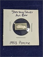 1953 Porsche Sterling Silver Art Bar