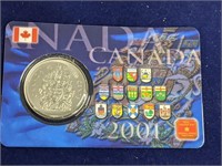 2001 Canada 50 Cent Coin