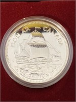 1979 Canada Silver Griffon Dollar Coin