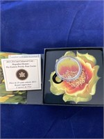 2013 25 Cent Coloured Prickly Pear Cactus Coin