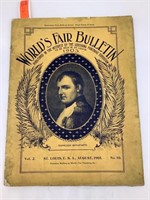 1903 St. Louis World's Fair Bulletin